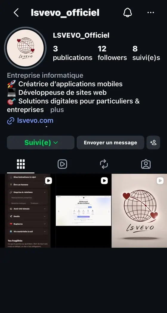Profil Instagram LSVEVO
